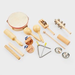 TickiT set de percusión instrumentos musicales de madera para niños - juguete educativo