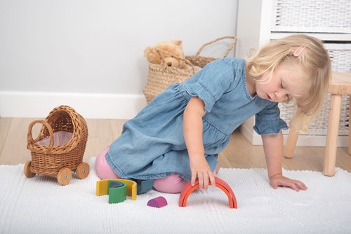 TickiT arcos de madera arcoíris - juguete educativo set 7 piezas-2