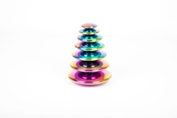 TickiT juguete sensorial botones reflectantes - 7 piezas color