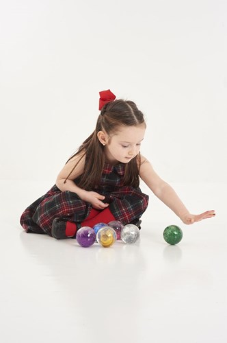 TickiT pelotas sensoriales con purpurina juguete - set arcoíris de 7 bolas-3