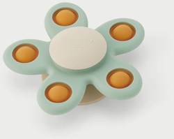 TickiT juguete sensorial SiliSoft Flower Spinner silicona neutra