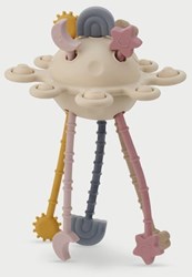 TickiT juguete sensorial SiliSoft Zip Pull Toy Earth multicolor
