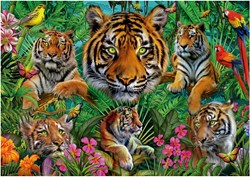 Educa puzzle 500 piezas tigre jungla animales
