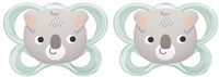 Tigex chupete silicona bebé 6-18 meses koala castor set 2 unidades