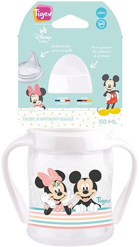 Tigex - Feeding - Disney - Cup - Soft Spout - 150ml - 6M+ - Mickey & Minnie (was TI-80604170)-2