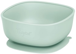 Tigex bol de silicona con ventosa para bebés y niños pequeños - colorido y seguro