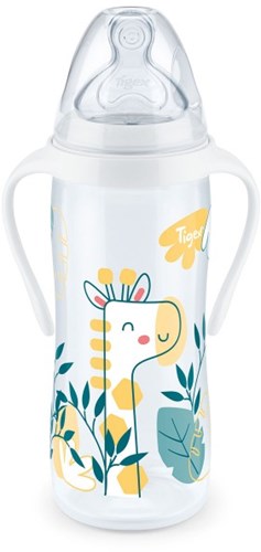 Tigex biberón con asas 300ml jirafa - biberón de transición