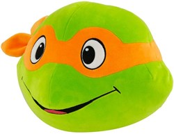 Mocchi Mocchi TMNT peluche cabeza Michelangelo tamaño mega