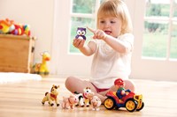 Tolo búho de juguete First Friends - animal interactivo para niños pequeños-3