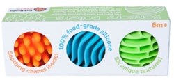 Tomy juguete sensorial - Fat Brain Sensory Rollers - 3 pelotas de silicona