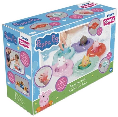 Toomies juguete de baño Peppa Pig - Peppas Pool Party - juguete sensorial