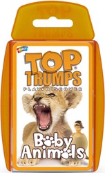 Winning Moves juego de cartas animales bebés juego educativo Top Trumps
