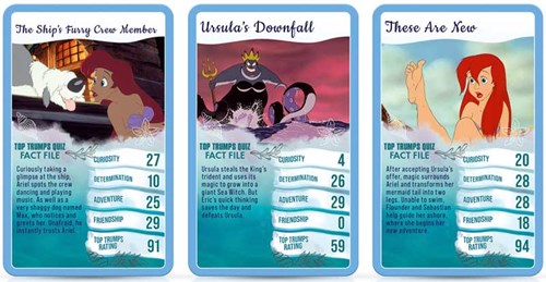 Winning Moves juego de cartas Disney La Sirenita juego educativo-2