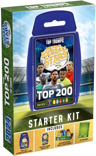 Winning Moves juego de cartas World Football Stars Top Trumps starter kit