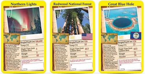 Winning Moves cartas Wonders of the World - Juego de cartas Top Trumps-2