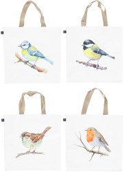 Esschert Design bolsa de la compra pájaro - bolsa resistente para compras