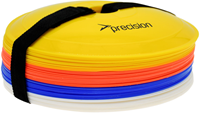 Precision conos de entrenamiento marcadores planos set 40 piezas multicolor deporte