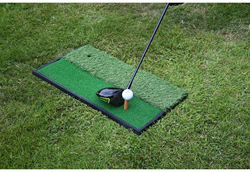 Precision alfombra de práctica de golf 2 en 1 Launch Pad - duradera y versátil