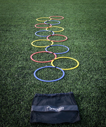 Precision aros de entrenamiento escalera de agilidad - set velocidad y coordinación