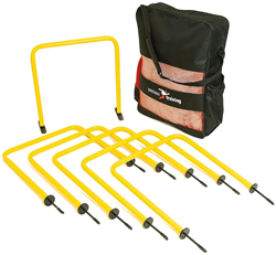Precision arcos de entrenamiento fútbol indoor outdoor set 6 amarillo