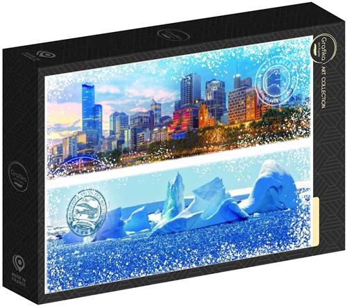 Grafika puzzle Travel around the World - Australia y Antártida - 1000 piezas-2