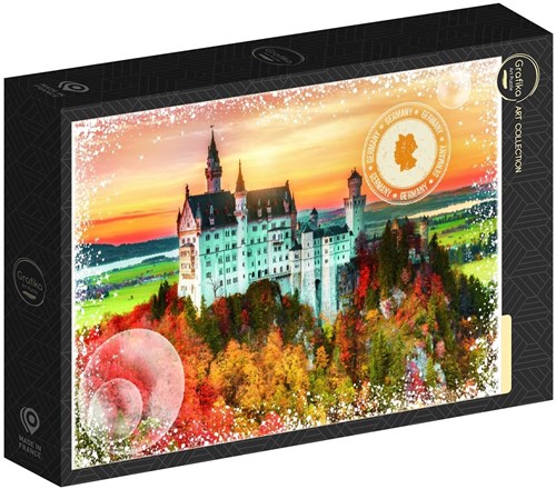 Grafika puzzle Travel around the World - Alemania - 1000 piezas-2
