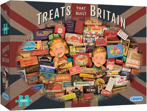 Gibsons puzzle Treats That Built Britain 1000 piezas diversión de rompecabezas-2