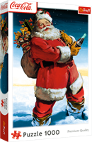 Trefl puzzle Coca-Cola Papá Noel nieve 1000 piezas cartón FSC