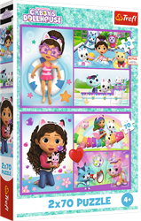 Trefl puzzle Gabby's Dollhouse - 2x70 piezas FSC Mix