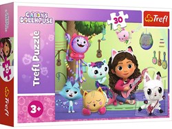 Trefl puzzle La Casa de Muñecas de Gabby 30 piezas cartón colorido