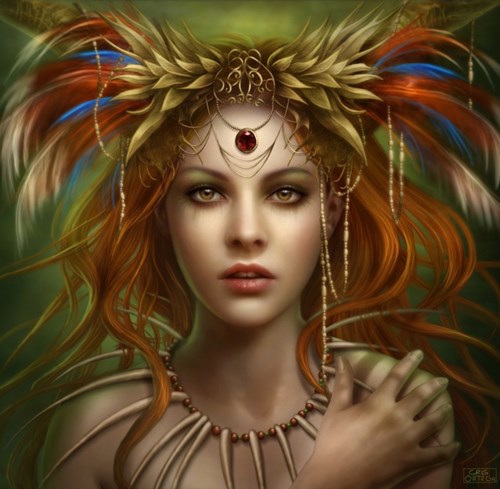 Grafika rompecabezas Tribal Goddess - 1000 piezas juego de puzzle