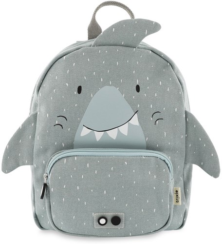Trixie mochila - mochila infantil Mr. Shark repelente al agua - mochila escolar tiburón