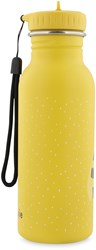 Trixie botella para niños 500ml - Mrs. Bumblebee - botella de acero inoxidable - amarilla
