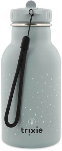 Trixie botella de agua acero inoxidable niños 350ml Mr. Shark azul antigoteo-3