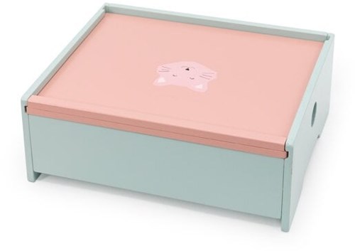 Trixie tocador de madera - juguete educativo - mesa de maquillaje de madera - juego de rol-2