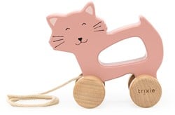 Trixie Houten Trekfiguur  - Mrs. Cat