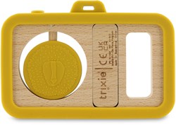 Trixie cámara de madera para bebés con silicona - Mr. Lion - juguete sensorial