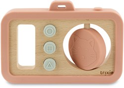 Trixie cámara de madera para bebés con silicona - Mrs. Cat - juguete educativo