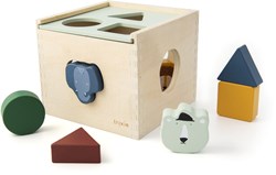Trixie clasificador de formas de madera juguete educativo para niños pequeños