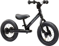 Trybike bicicleta de equilibrio 2-en-1 acero - Negro - Bicicleta infantil - 12 pulgadas Trybike steel 2-in-1, all black edition-2