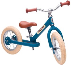 Trybike bicicleta sin pedales Steel vintage azul - bici infantil con neumáticos de aire