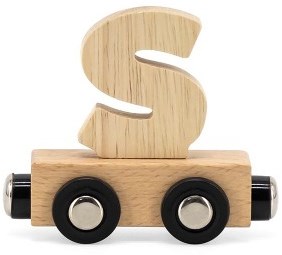 Tryco - Letter Train Natural - Letter "S"