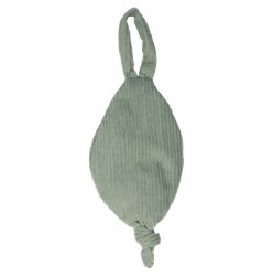 Tryco paño para chupete de tela acanalada stone green - textil para bebé super suave