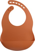 Tryco babero de silicona Sienna con bolsillo recogemigas y cierre ajustable