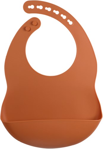 Tryco babero de silicona Sienna con bolsillo recogemigas y cierre ajustable
