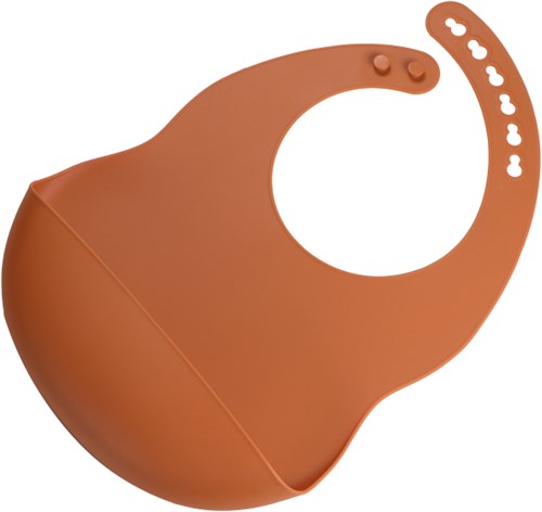 Tryco babero de silicona Sienna con bolsillo recogemigas y cierre ajustable-2