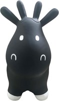 Tryco vaca saltarina negra - juguete de salto para niños - animal de plástico-2