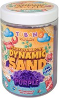 Tuban arena dinámica morada 1 kg - arena creativa para jugar