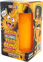 Tuban Jiggly Slime Fluo Glow - Naranja 430 g slime de juguete