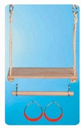NHF Turngarnituur (plankschommel/2m sisal)
